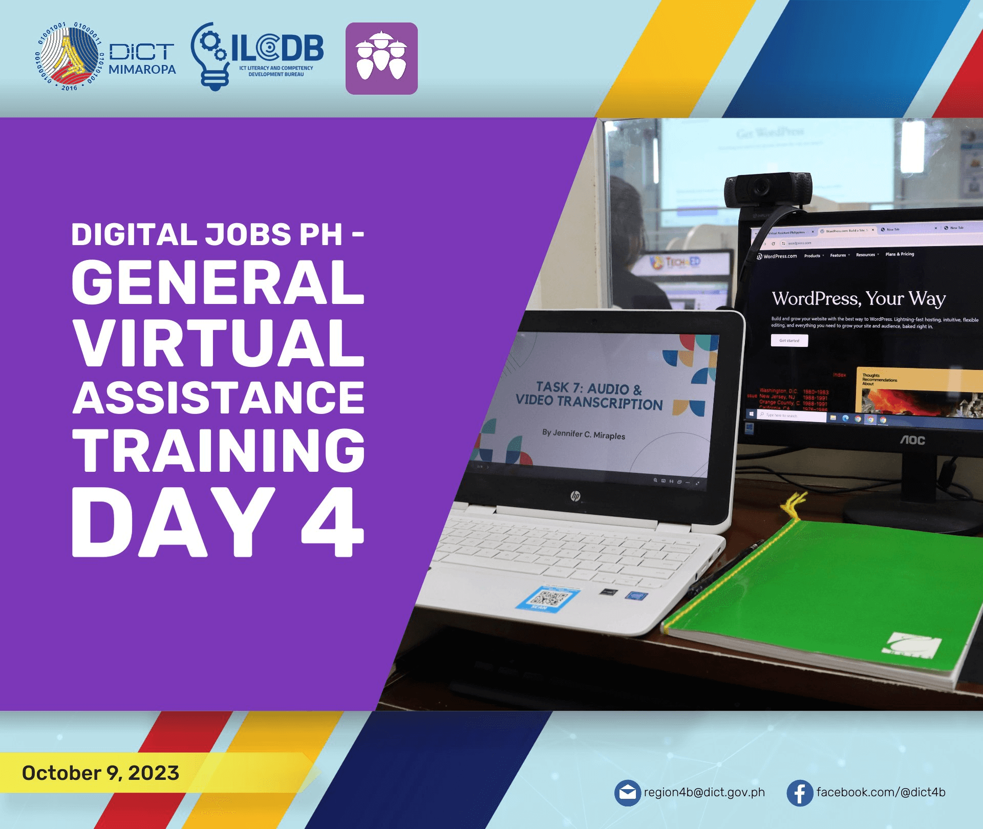 DJPh General Virtual Assistance Training Day 4
