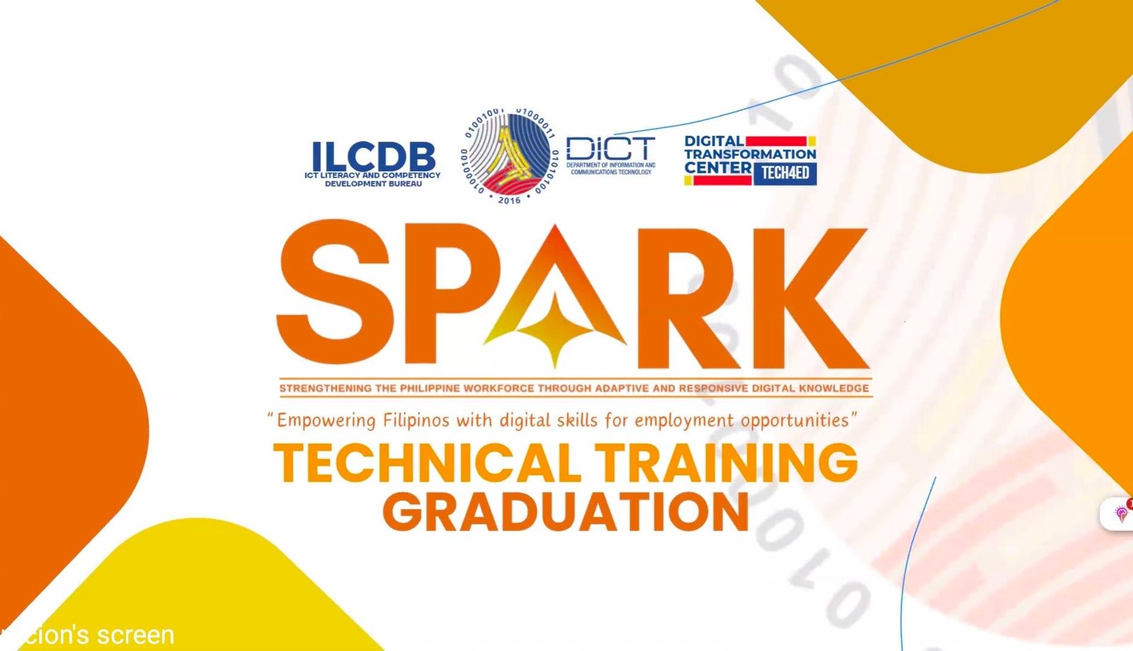 SPARK Technical Training Graduation