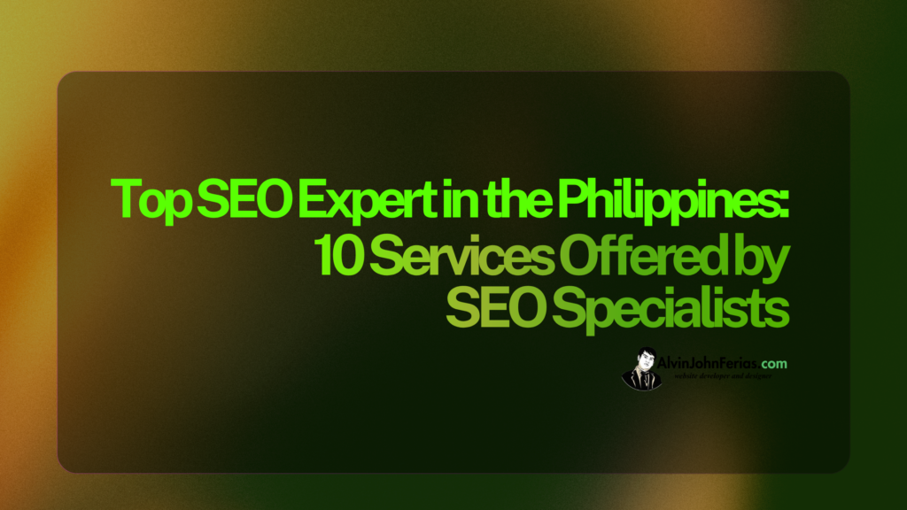 Top SEO Expert in the Philippines