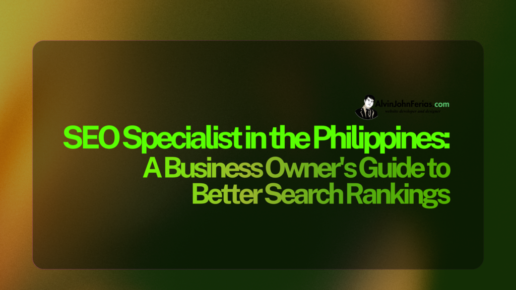 SEO Specialist in the Philippines