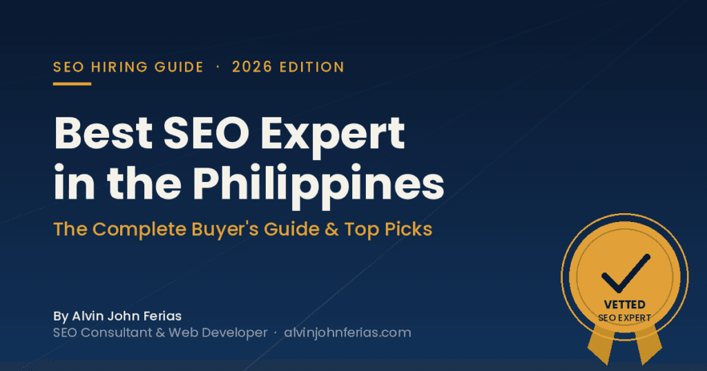 Best SEO expert in the Philippines 2026 guide