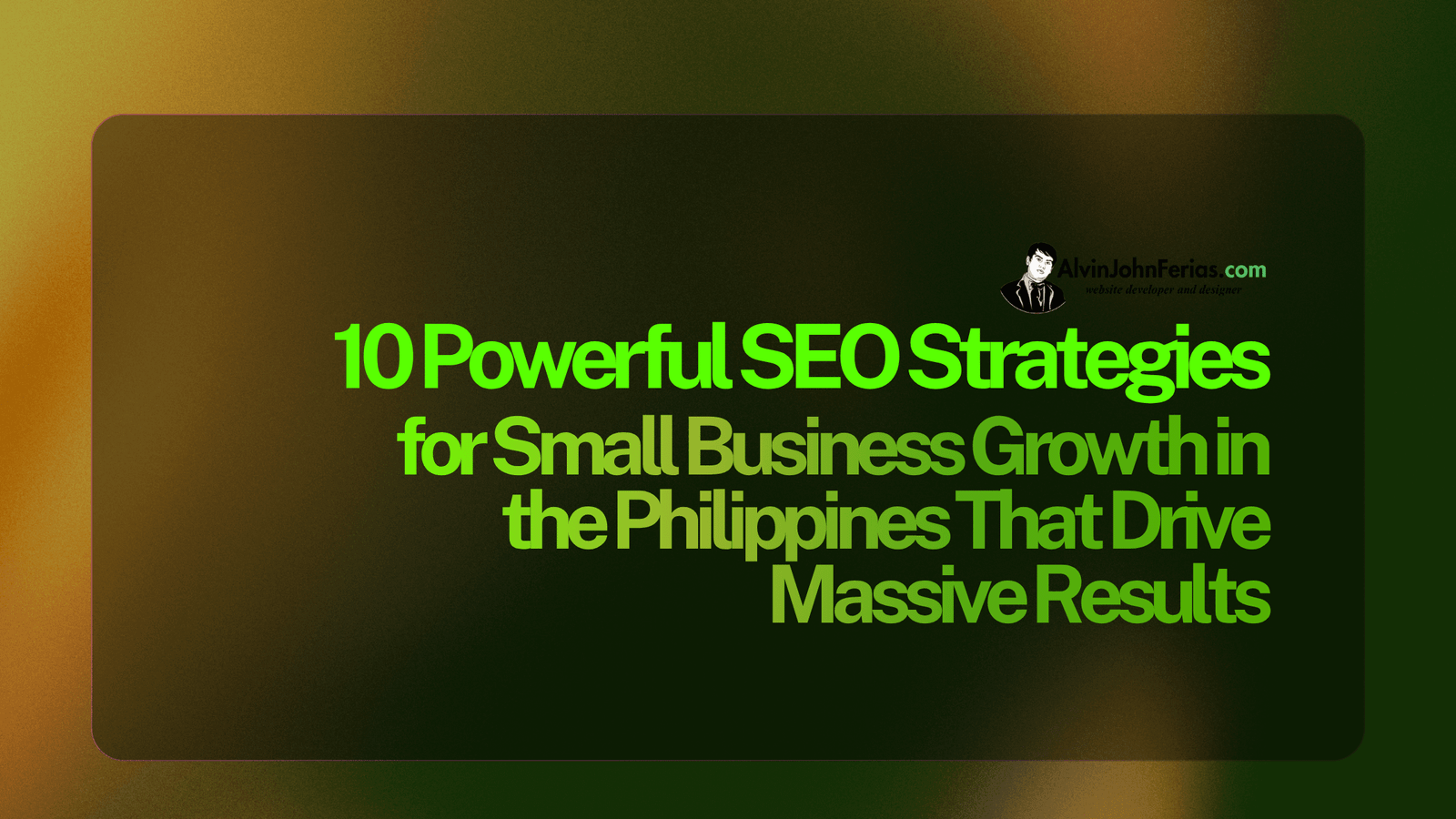 SEO Strategies for Small Business Growth in the Philippines